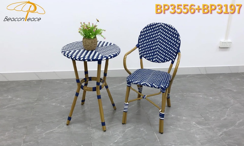 Model BP3556+ BP3197 French Style Bistro Table Chairs