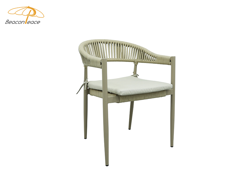 woven cord dining chair