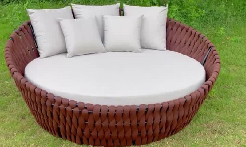 Model BP5317 Rope Woven Patio Daybed