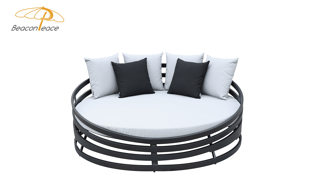 Model BP3186 Modern Outdoor Garden Patio Furniture Chaise Lounge Daybed Sunbed