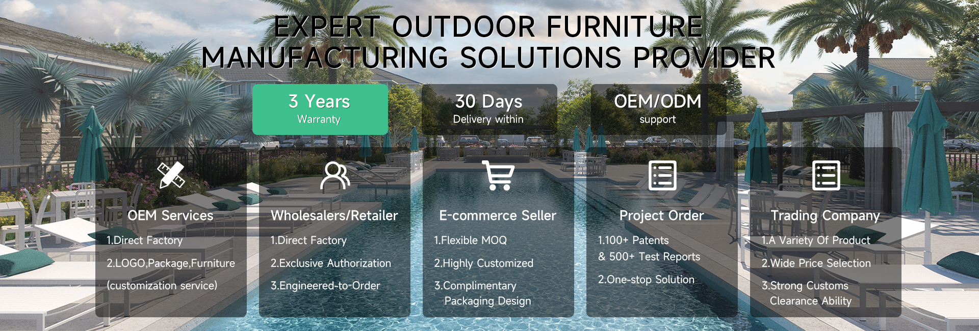 EXPERT OUTDOOR FURNITURE